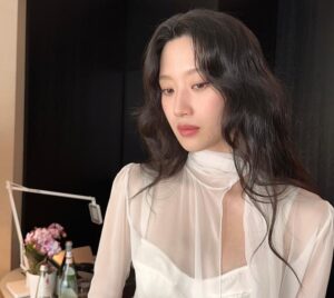 Milan Becomes Moon Ga-Young’s Stage in Stunning Sheer White See-Through and Red Dresses
